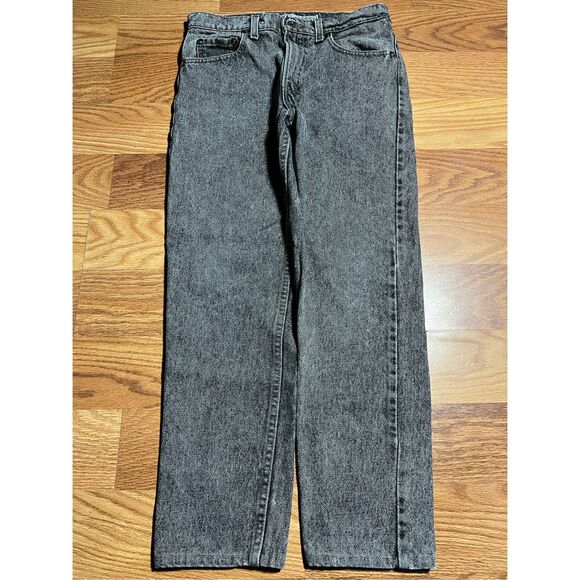 Vintage Levi’s SilverTab Black Acid Wash 1990 Jeans - Picture 1 of 7